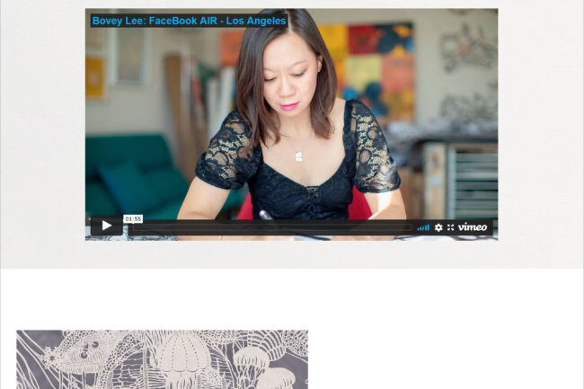 BoveyLee.com Home full page